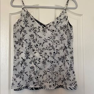 Great reversible cami black and white SZ 6-8